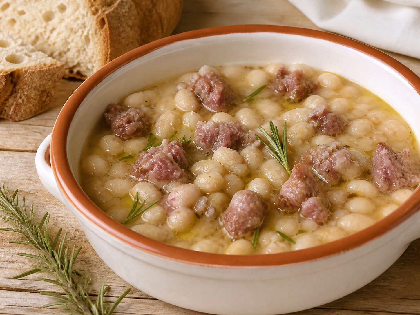 Fagioli e salsiccia
