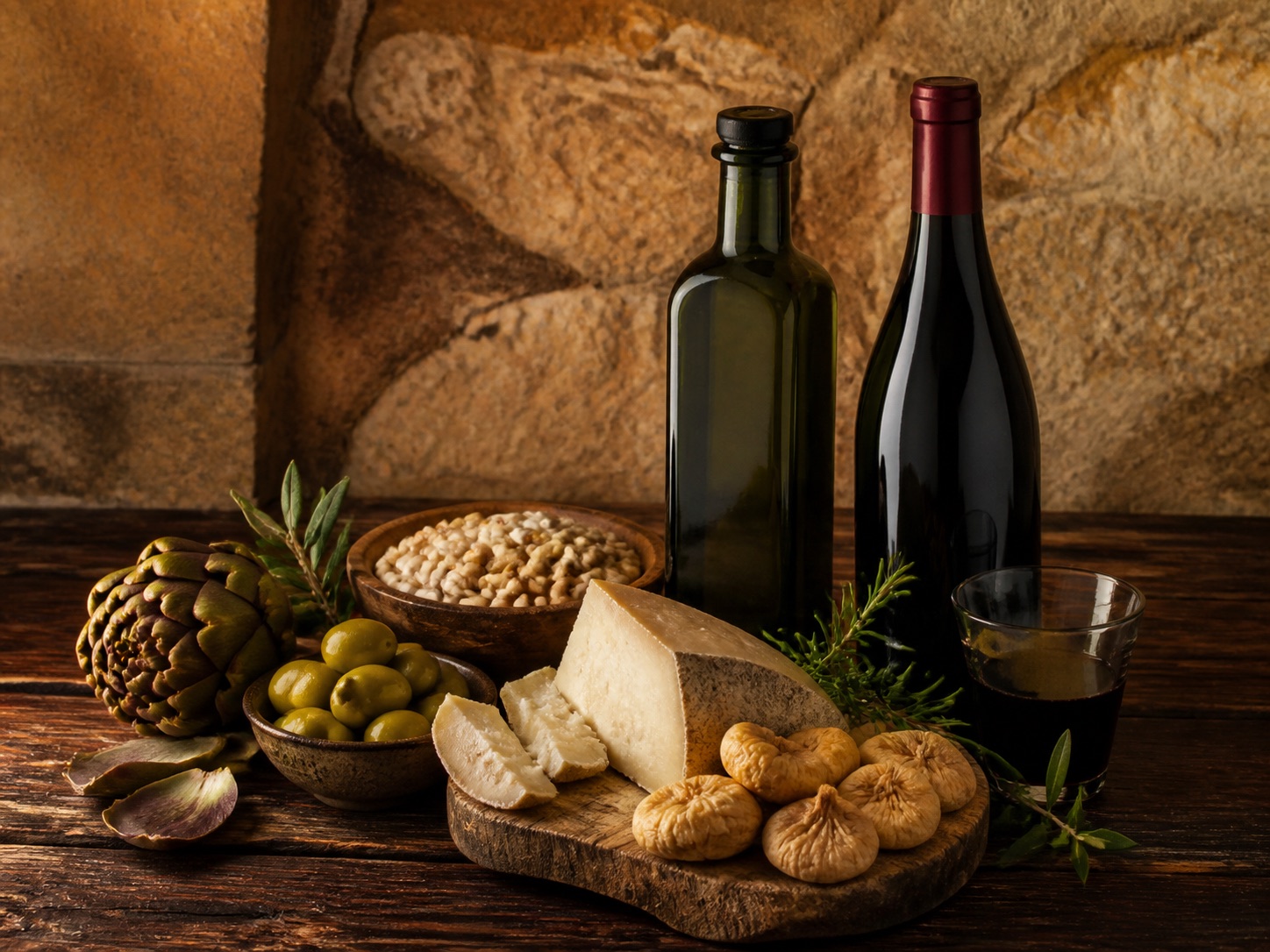 Olio, vino, pasta, formaggi e sapori del Cilento