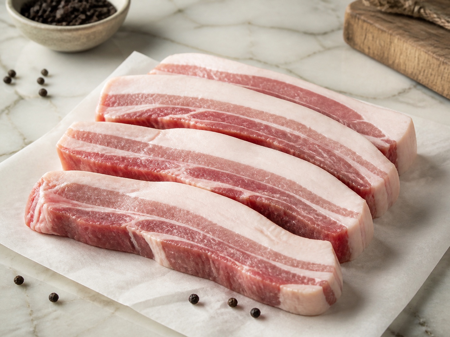Pancetta fresca di suino