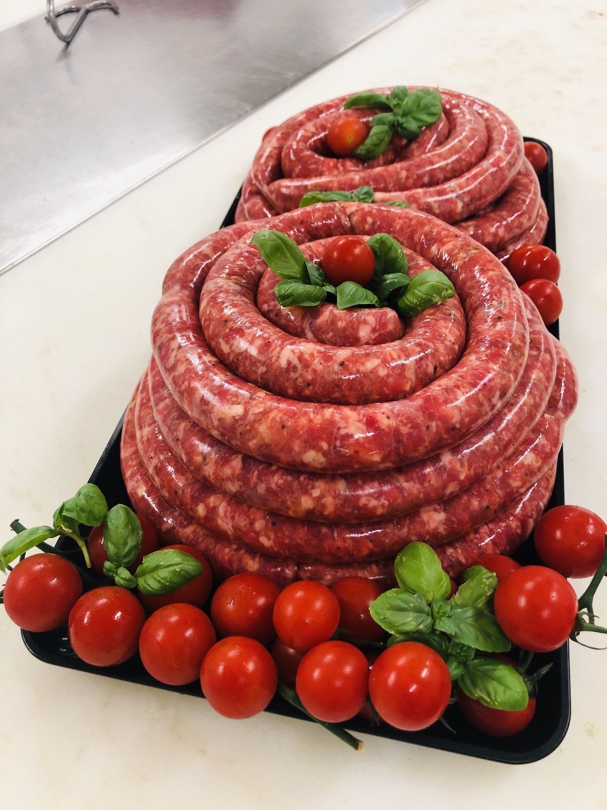 Salsicce fresche del laboratorio